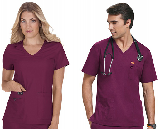 Blouse-Bordeau-Homme-Femme-Happyblouse