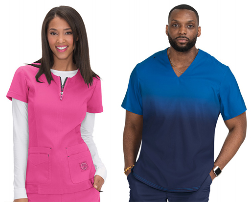 Blouse-Rose-Bleu-Homme-Femme-Happyblouse