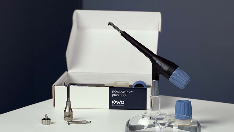 Le système d'air abrasion avec pulvérisation d'eau - Kavo RONDOflex Plus 360