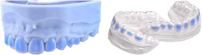 Modèle imprimé avec réservoirs et en en plâtre